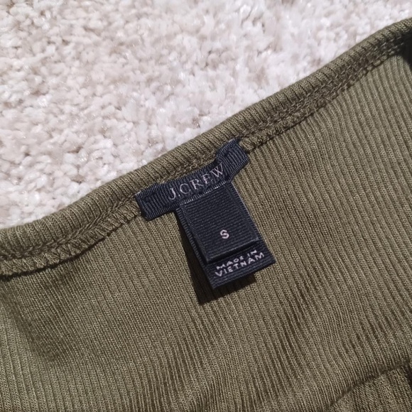 J CREW Short Sleeve Knit Wrap Midi Dress - Picture 3 of 5